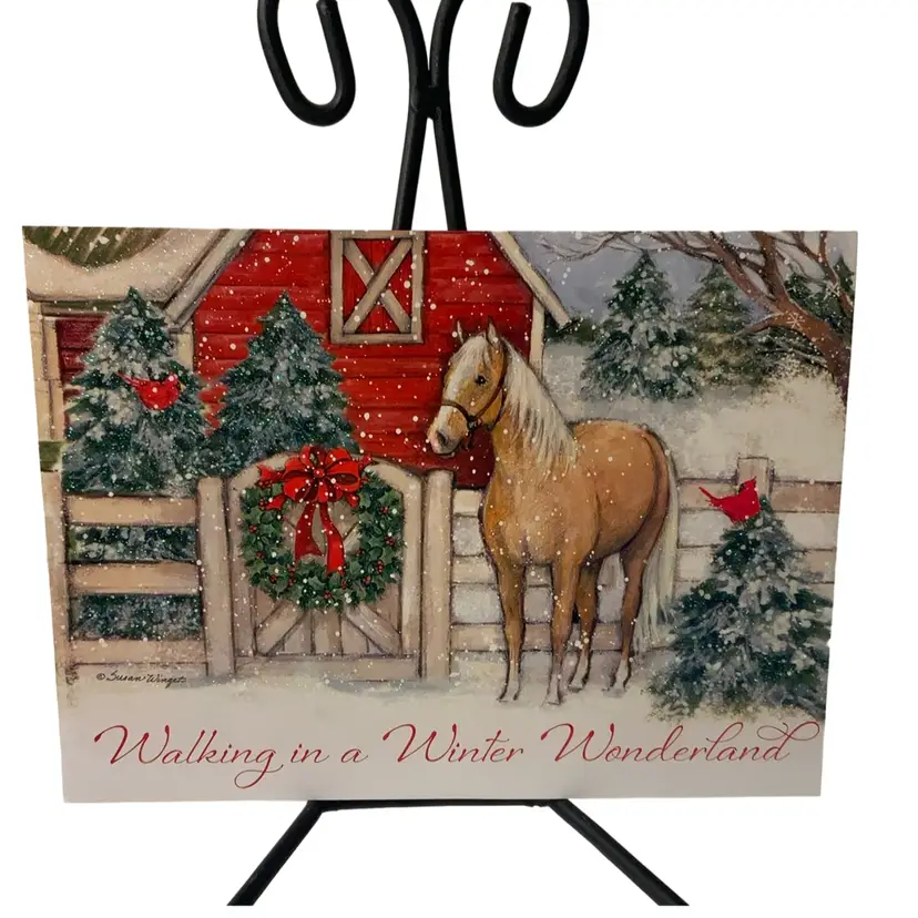 Christmas Card Vintage It’s Got A Bird On It 