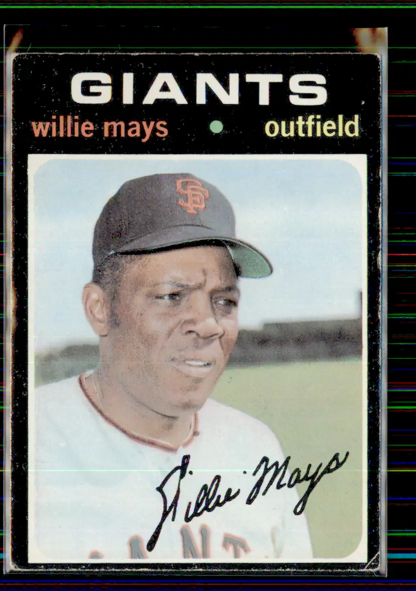 Willie Mays 1971 Topps #600 - San Francisco Giants - (pk8-508)