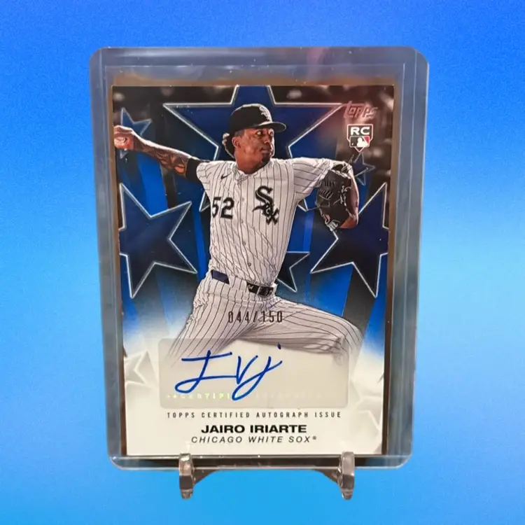 Jairo Iriarte 2025 Topps Series 2 Baseball Stars Blue Auto 044/150 Chicago White Sox