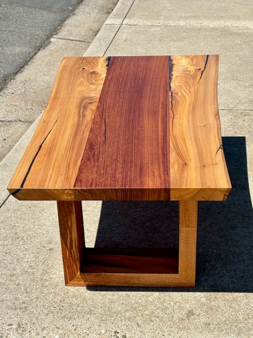 Solid Wood Rustic Coffee Table