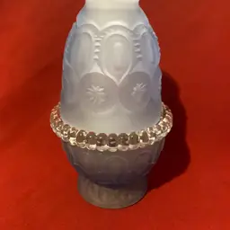 22. Weishar Kimberlite Satin Blue 3 Piece Fairy Lamp