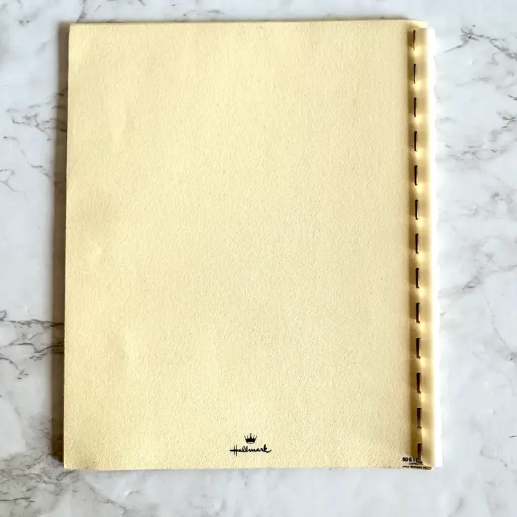 Vintage Hallmark Card Booklet For New Parents Cute Bunny Illustrations