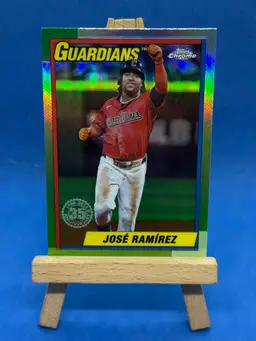2025 Topps Chrome Jose Ramirez 1990 Retro Cleveland Guardians A07