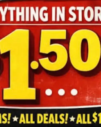 EVERYTHING STARTS AT $1.50!!