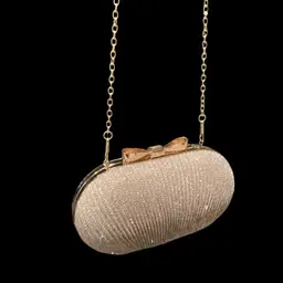 Like New Gold Clutch Evening Bag