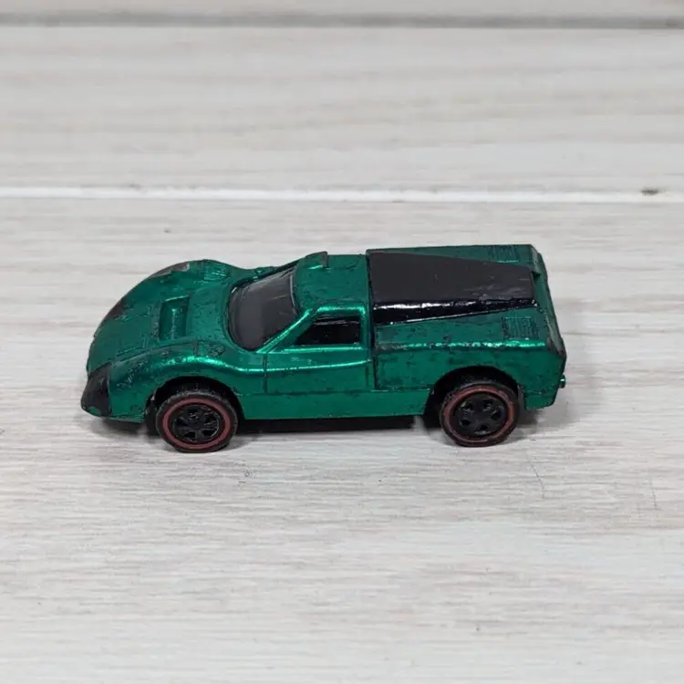 1967 Mattel Hot Wheels Redline Ford J-Car US Made Green