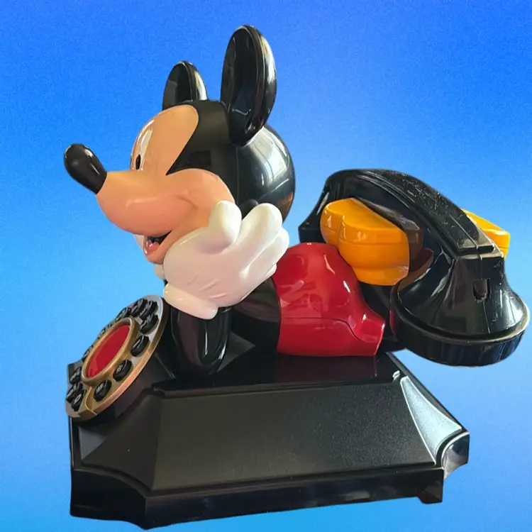 Vintage Mickey Mouse Push Button House Phone **no Cords