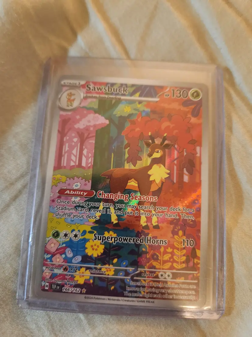 Sawsbuck Holo Pokémon Card