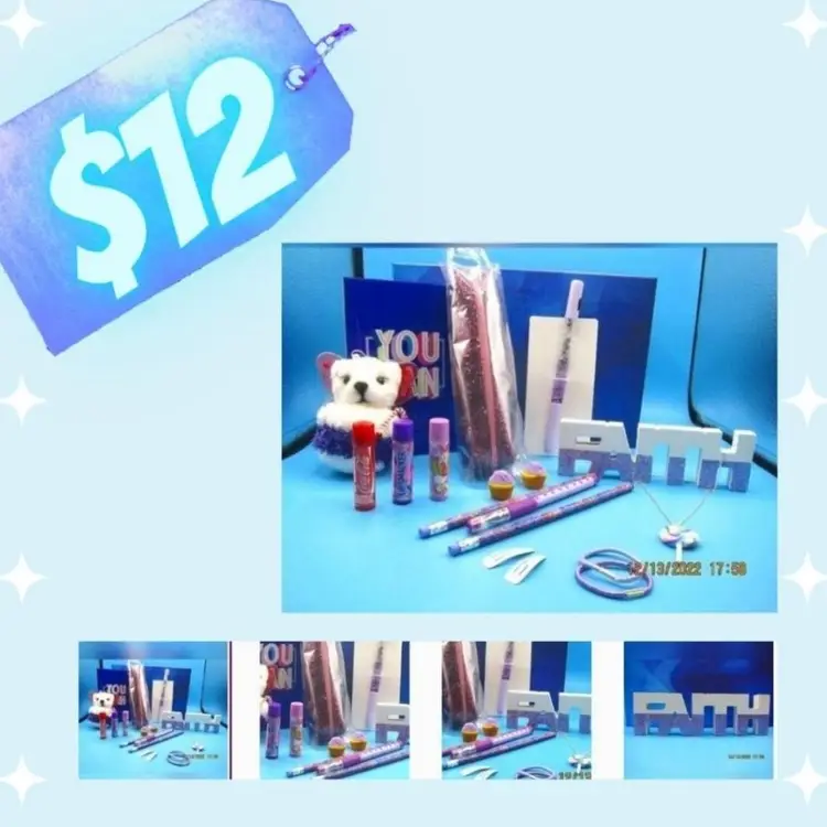 Sugar✨️Plum Fairy✨️Polar Bear Purple FAITH Set 🎁Lolipop necklace🍭