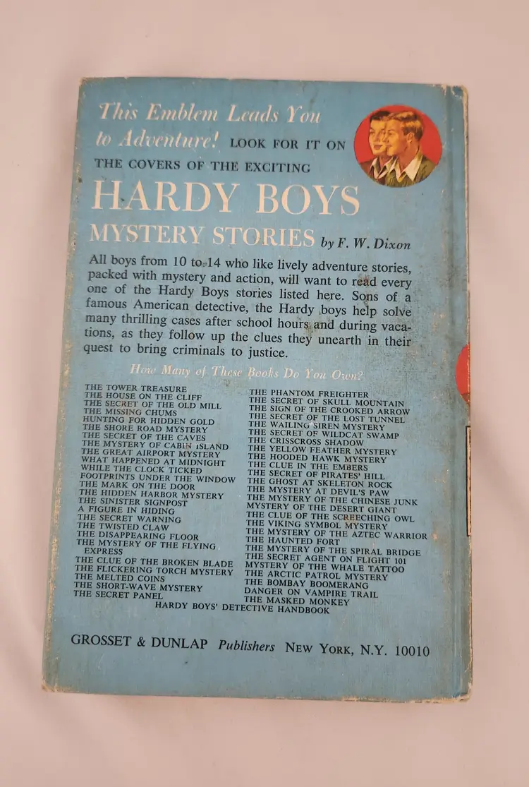 The Hardy Boys The Tower Treasure 1959