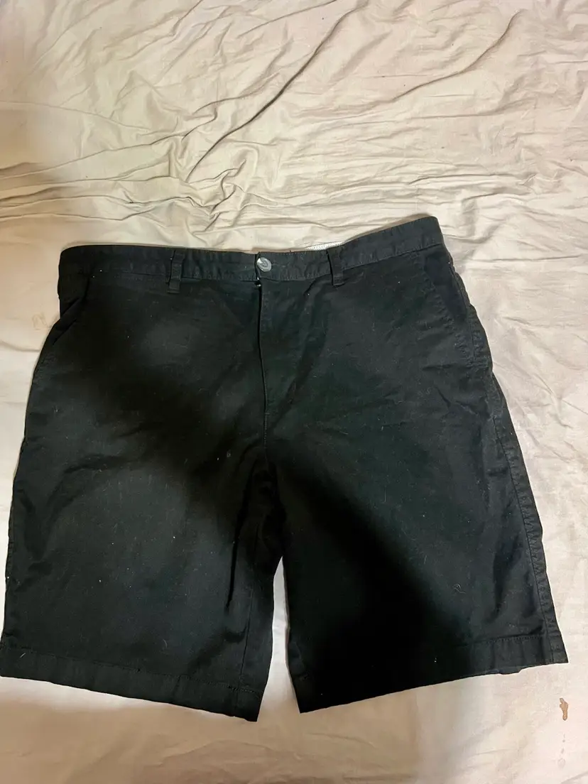 Mens George Size 36 Black Shorts