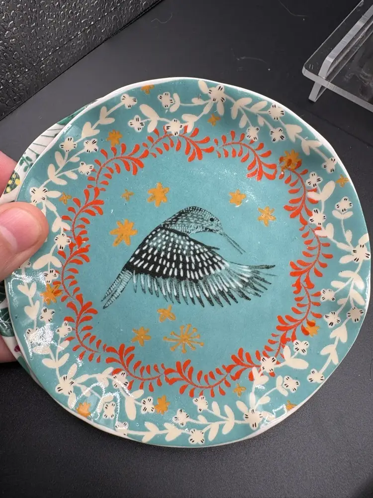 Set Of 4 Anthropologie Trinket Dishes 4.5”