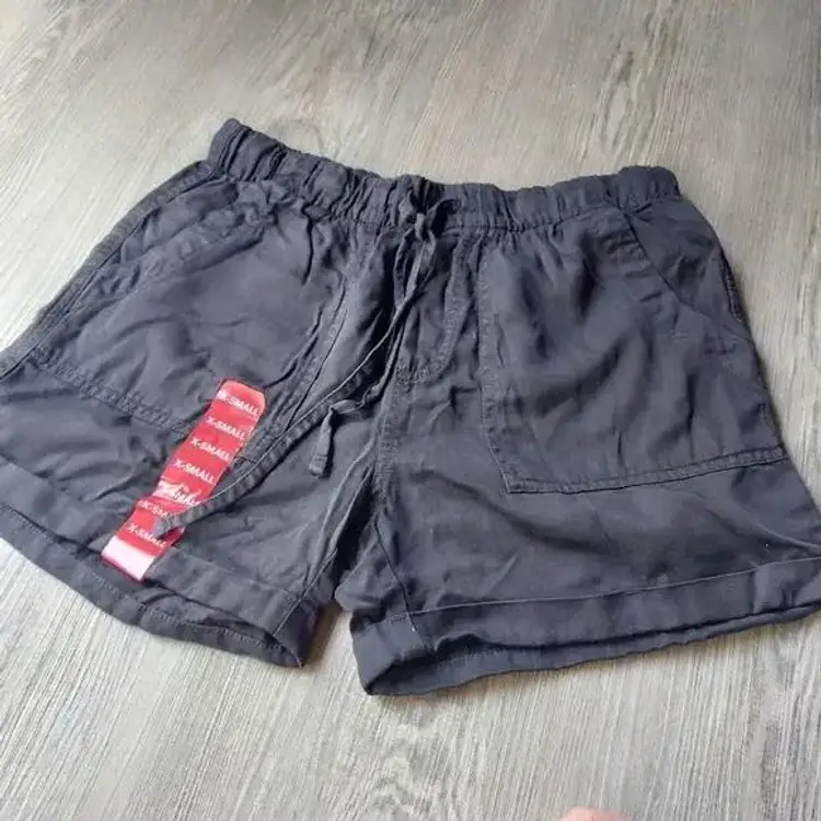 GAP XS Black Cloth Drawstring Shorts