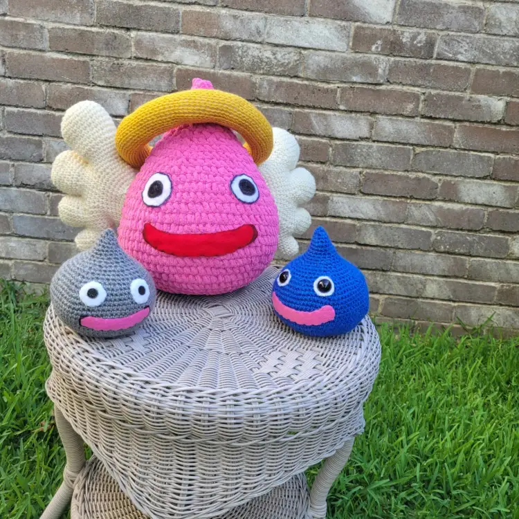 Crochet Draconic Winged Slime