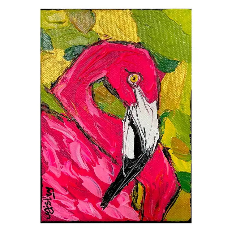 Fancy
Original Painting
On 5”x7”Canvas
Peacock Art❤️