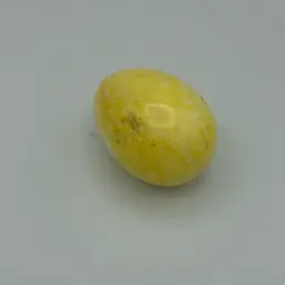 Vintage Alabaster Egg - Yellow