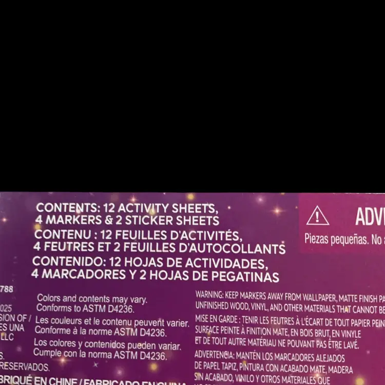 Disney Princess Go Activity Fun Kit. Not For Children Under 3 Years Of Age. Includes 12 Activitie Sheets, 4 Markers, 2 Sticker Sheets. Great For On The Go Or Just A Fun Activitie For The Summer Blues!! Brand New!!
