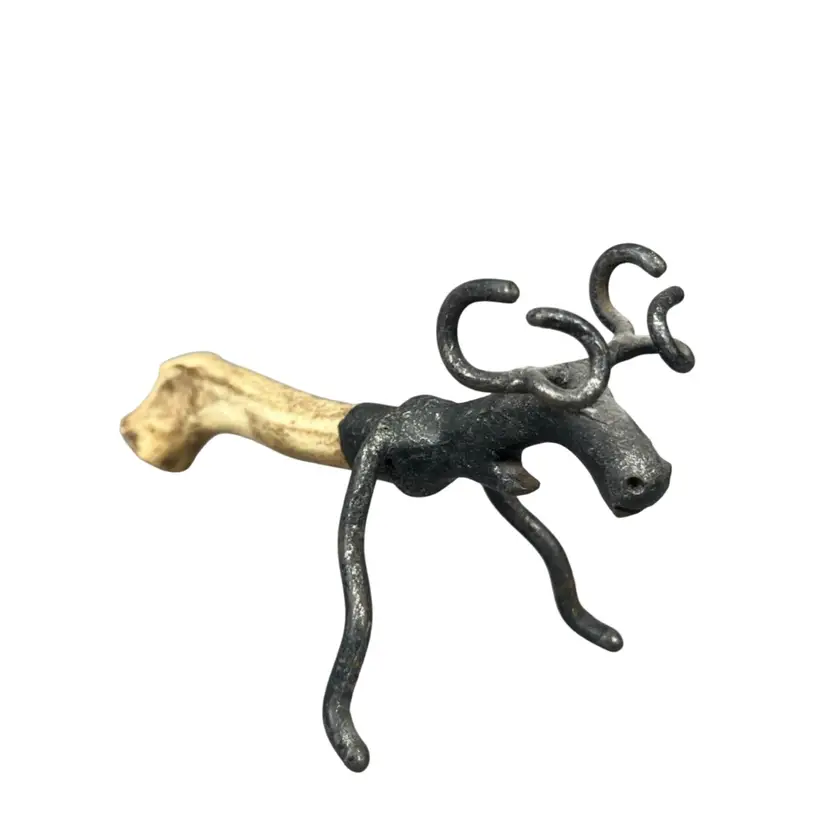 Reindeer Bottle Opener Vintage Christmas - Hand Made