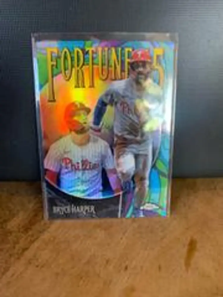 2025 Topps Chrome Fortune 15 Bryce Harper #F15-6 Fortune 15