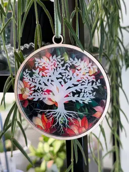 Tree of Life Ornament/Suncatcher - Lotus