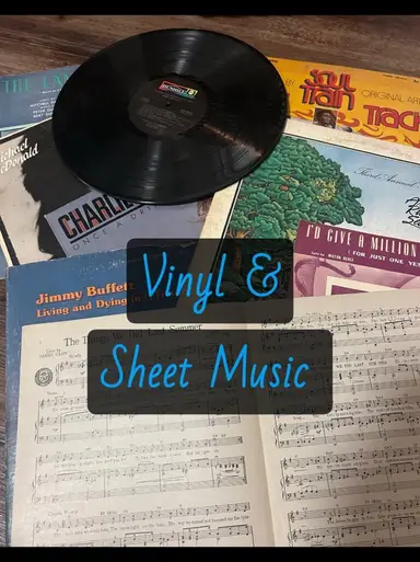 Music 🎼🎼Sheets & Vinyl Records 🎶🎶