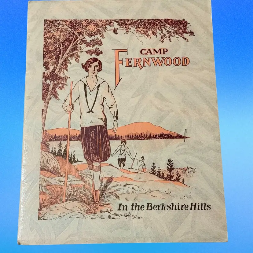 Vintage Camp Fernwood In the Berkshire Hills Program Guide 1930 (KK)