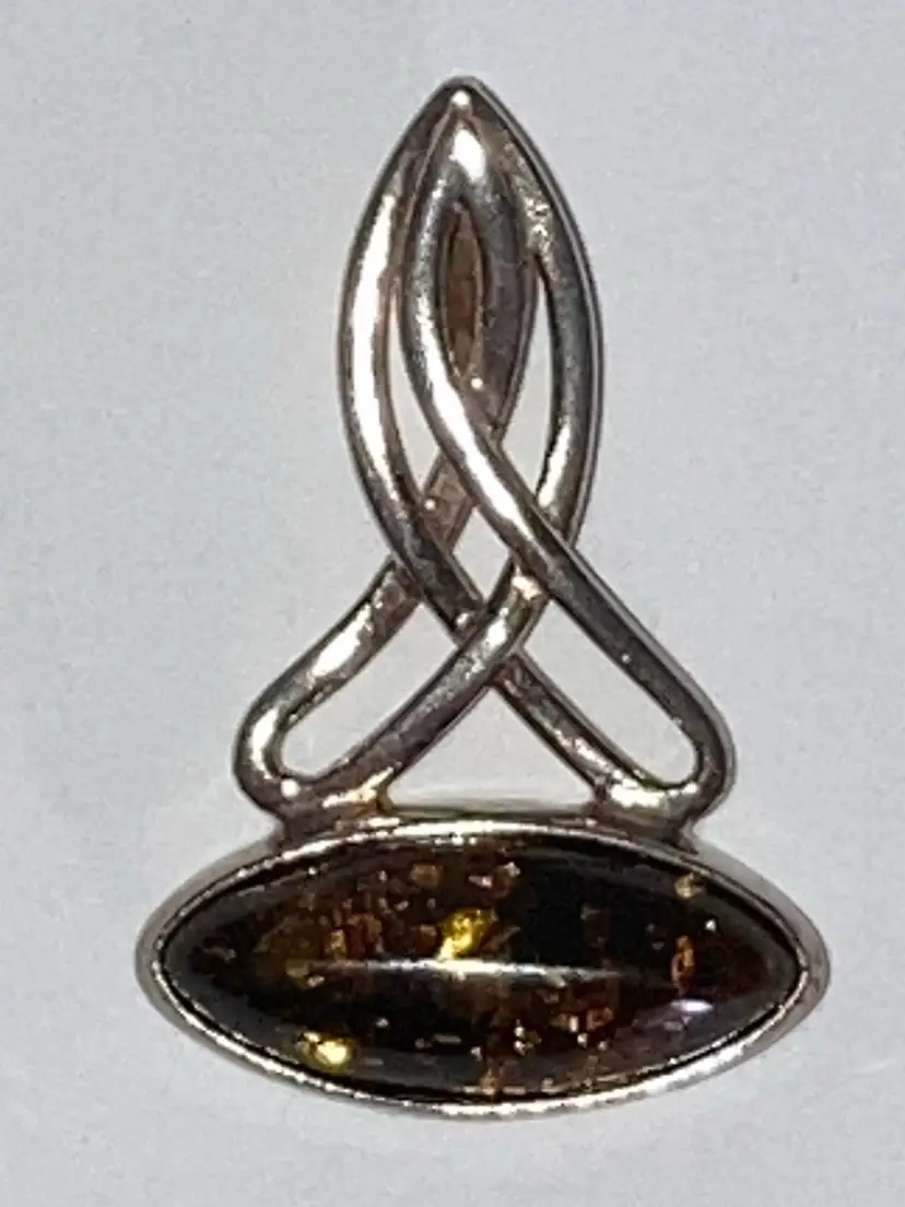 Vintage Sterling Silver Celtic Pendant! 1 1/4”! Acid Tested!!