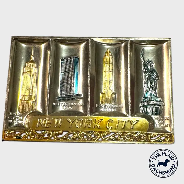 Amazing Vintage New York City Trinket Dish