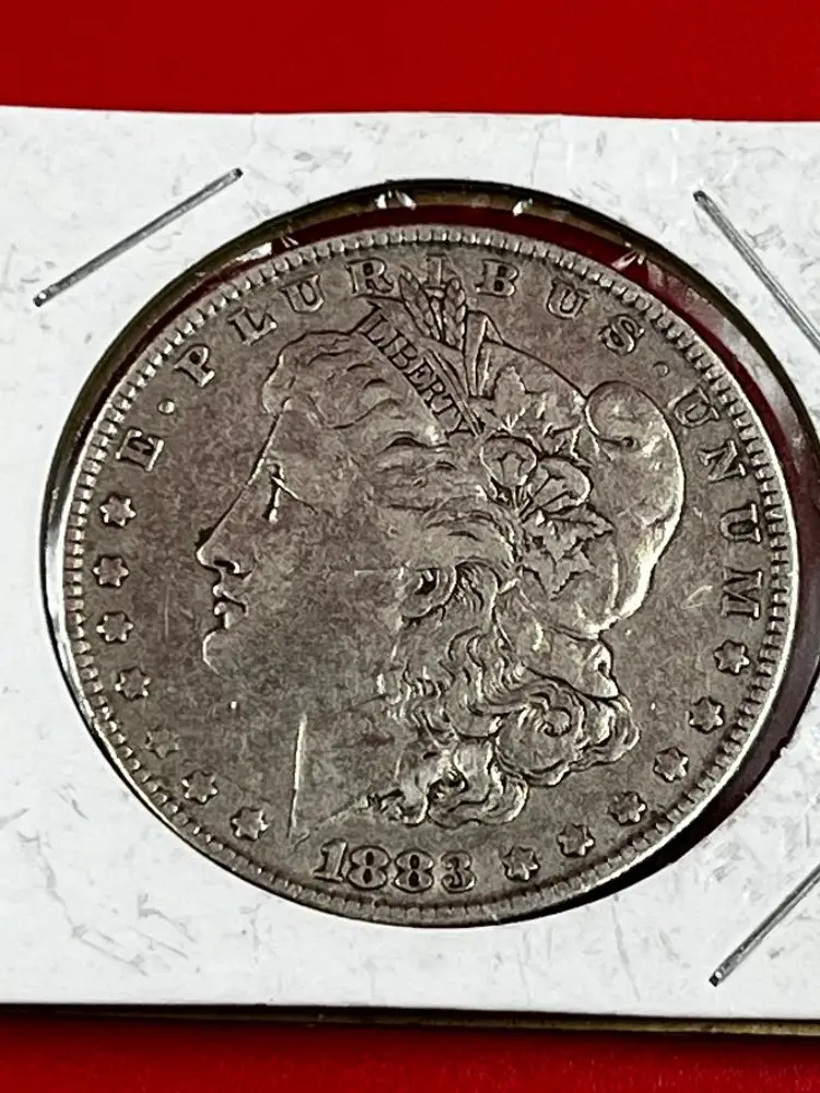1883 Silver Morgan Dollar Average Circulated