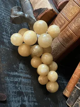 Italian Alabaster Stone MCM Grape Cluster