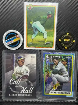 Rickey Henderson Oakland As Lot