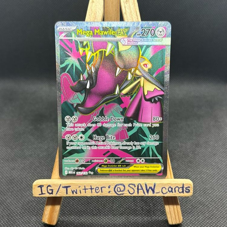 Mega Mawile EX Ultra Rare Pokemon Mega Evolutions 162/132