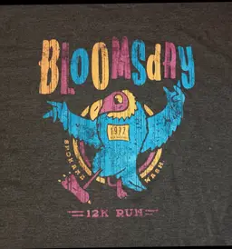 Bloomsday 12K Run 1977 t-shirt NEW Inaugural marathon race spokane