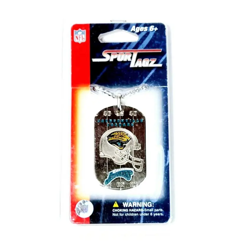NFL CAROLINA PANTHERS  Dog Tag Necklace SporTags Licensed Brand NEW!