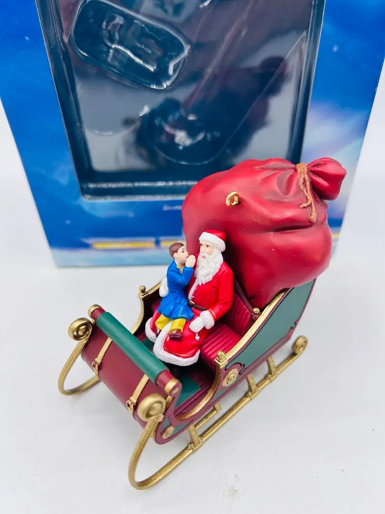 Hallmark Keepsake Ornament Polar Express First Gift Christmas Santa Claus Sleigh