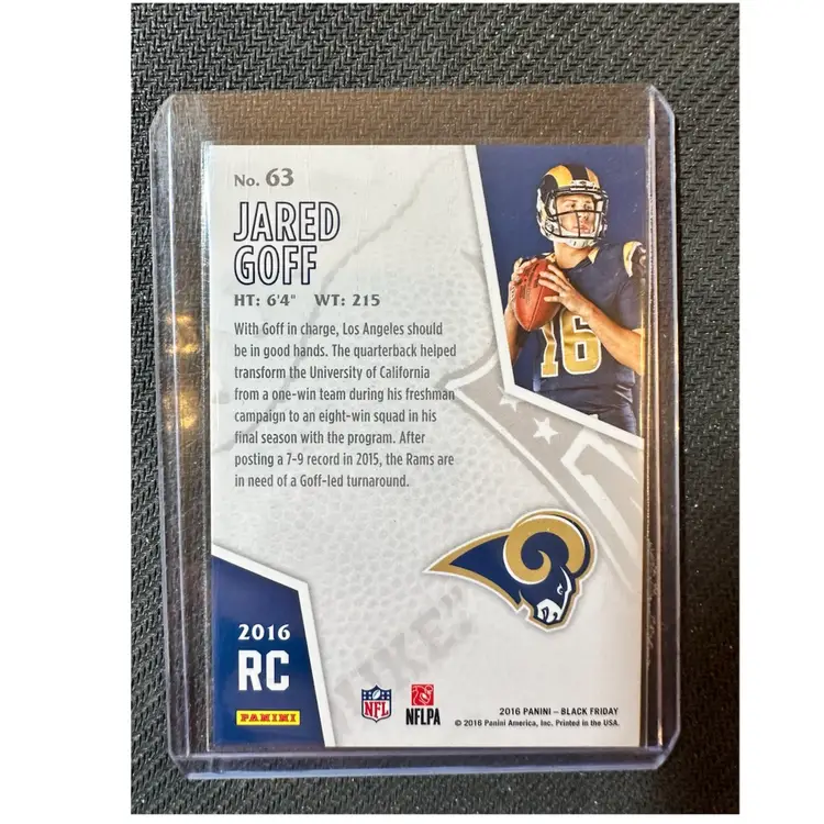 Jared Goff VIP RC Cracked Ice /24