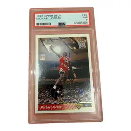 1992 Upper Deck Basketball Michael Jordan #23 PSA 7 NM (HOF) Bulls