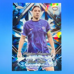 Sam Kerr 2024-25 Topps Chrome UWCL Sapphire Edition #SS-4 Sapphire Selections