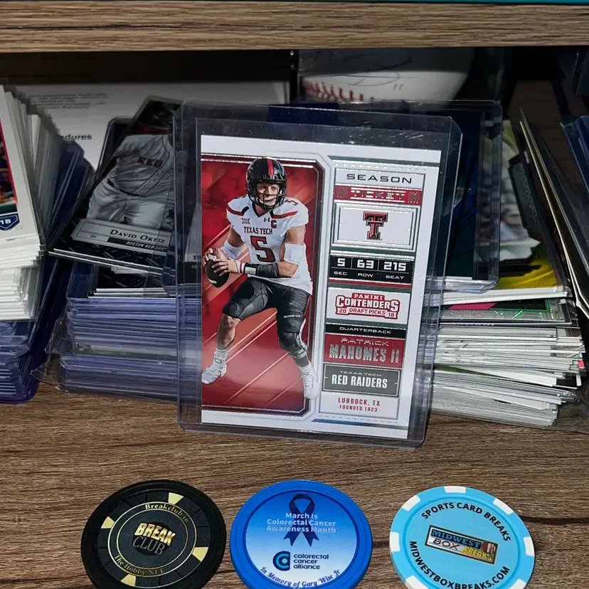Patrick Mahomes 2018 Panini Contenders Draft Picks Kansas City Chiefs