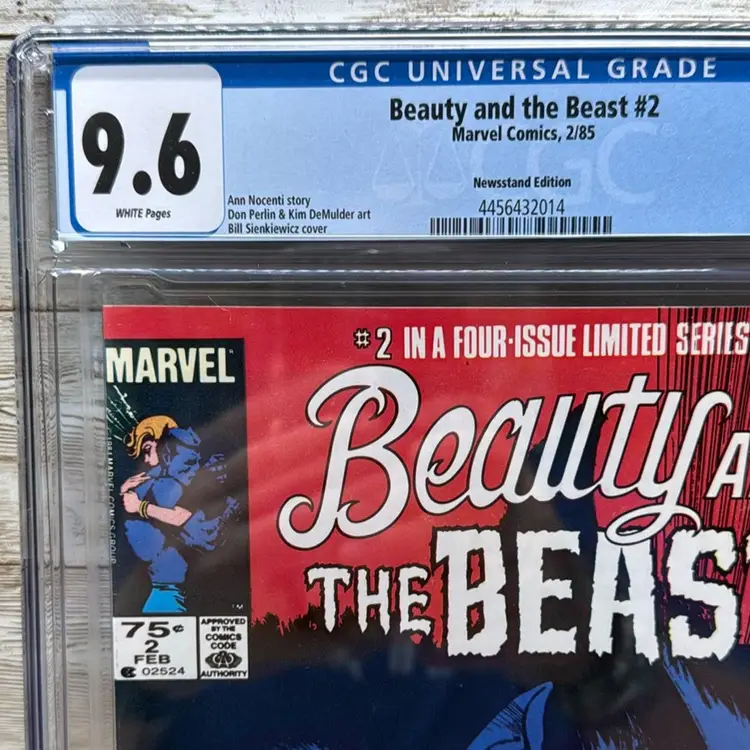 Beauty and the Beast #2 (1985) CGC 9.6 NM+ Marvel Comics