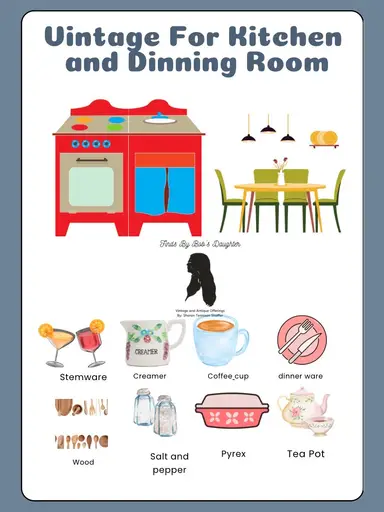 Vintage For Kitchen And Dinning