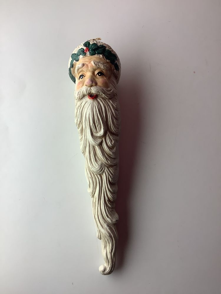 Vintage Santa Wall Pocket Ceramic