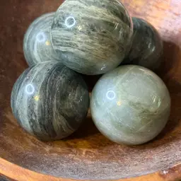 Green Hair Jasper Sphere 40mm