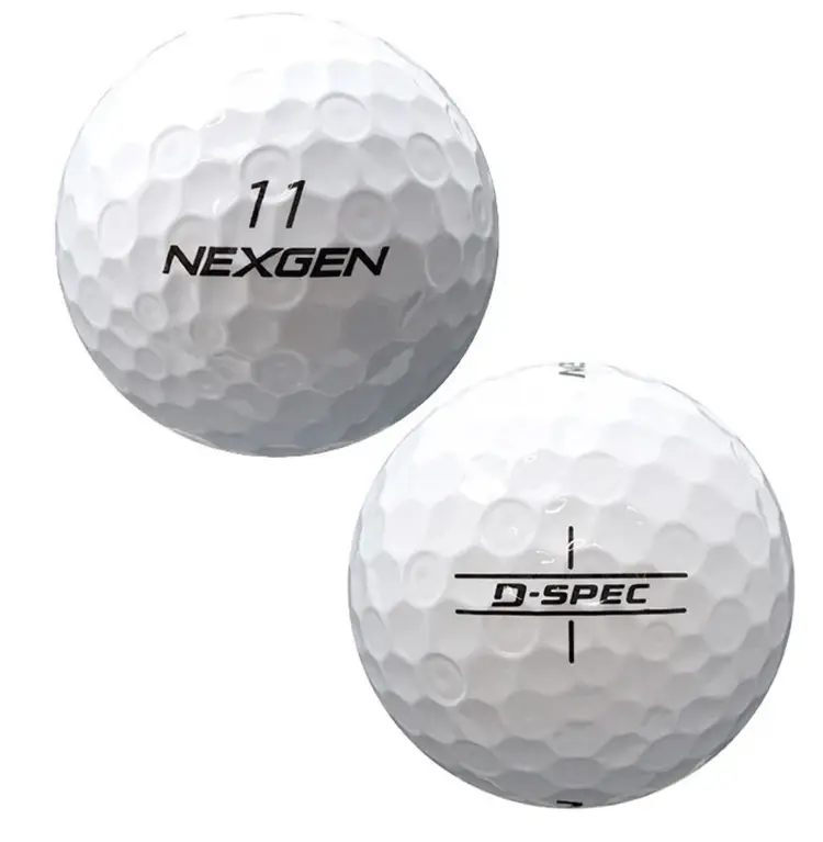 2025 Nexgen D-Spec White Full Dozen Golf balls