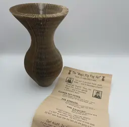 The “Magic Flip Flop Hat”, Acuff Ent. Harrison, AZ, Corrugated Paper Hat/Vase