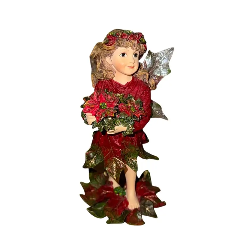 Vintage Boyds Fairy Faeriessence Faeriefest Collection “Noel Faeriettia…Glad Tidings” 4.5”