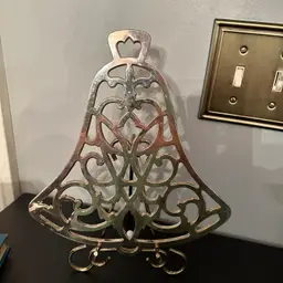 Silver plated Christmas Bell Trivet