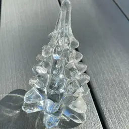 VINTAGE GLASS CHRISTMAS TREE