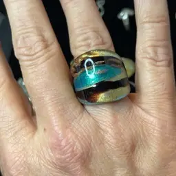 Glass Ring Size 8