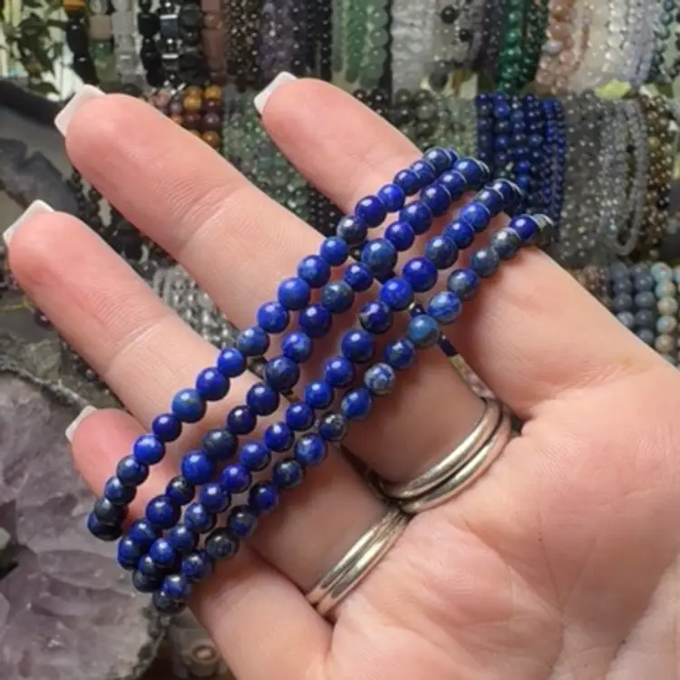 Lapis Lazuli 4mm Bracelet